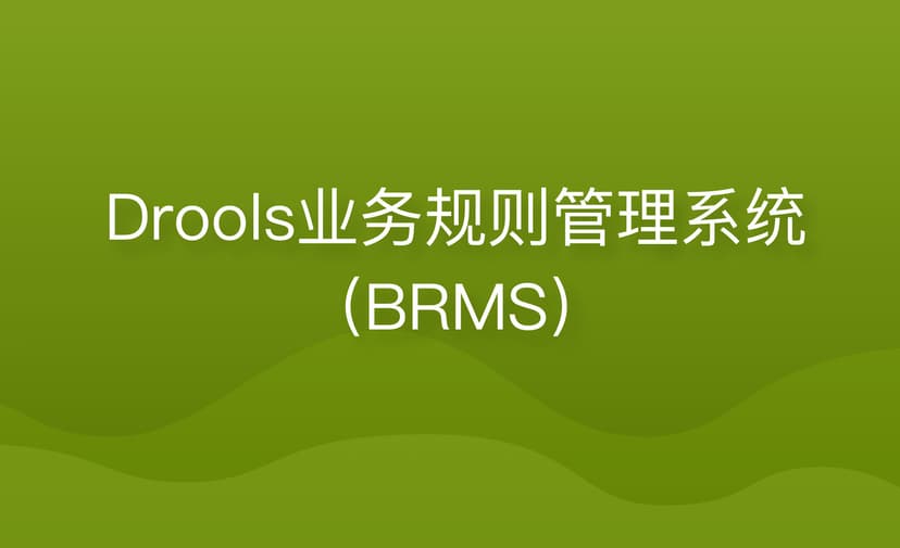 Drools入门到实战业务规则管理系统（BRMS）