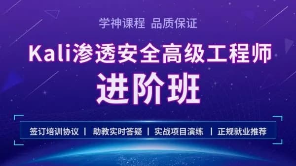 2021学神-Kali安全高级工程师进阶班【完结】