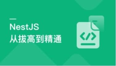 NestJS 从拔高到精通 大型复杂业务架构落地实践（36章完结）